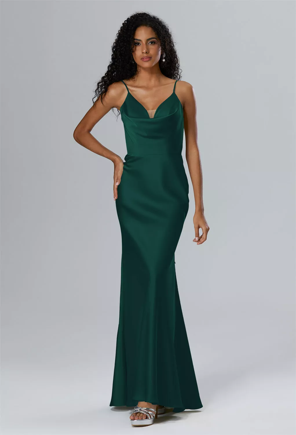 AW Wilda Hunter Green  Spring Wedding Guest Dresses